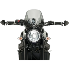 Handlebar End Folding Mirror Left Black