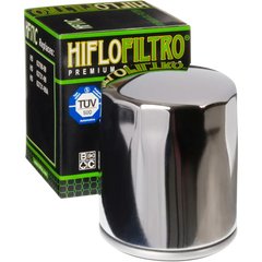 HIFLOFILTRO Oil Filter - Chrome HF171C - Engine Covers