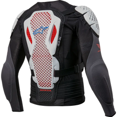 Honda Bionic + V2 Protection Jacket Blk/Wht/Blu/Br Red 2x