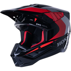 Honda S M5 Helmet Black/Red Glossy 2x