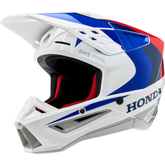 Honda S M5 Helmet White/Blue/Red Glossy 2x