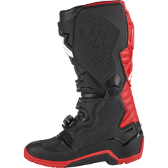 Honda Tech 7 Enduro Drystar Black/Bright Red Sz 5