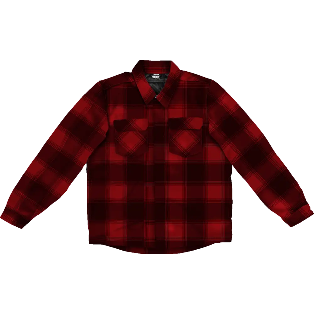 ICON Fallblock CX Flannel* Jacket - Red - 2XL 2820-6978