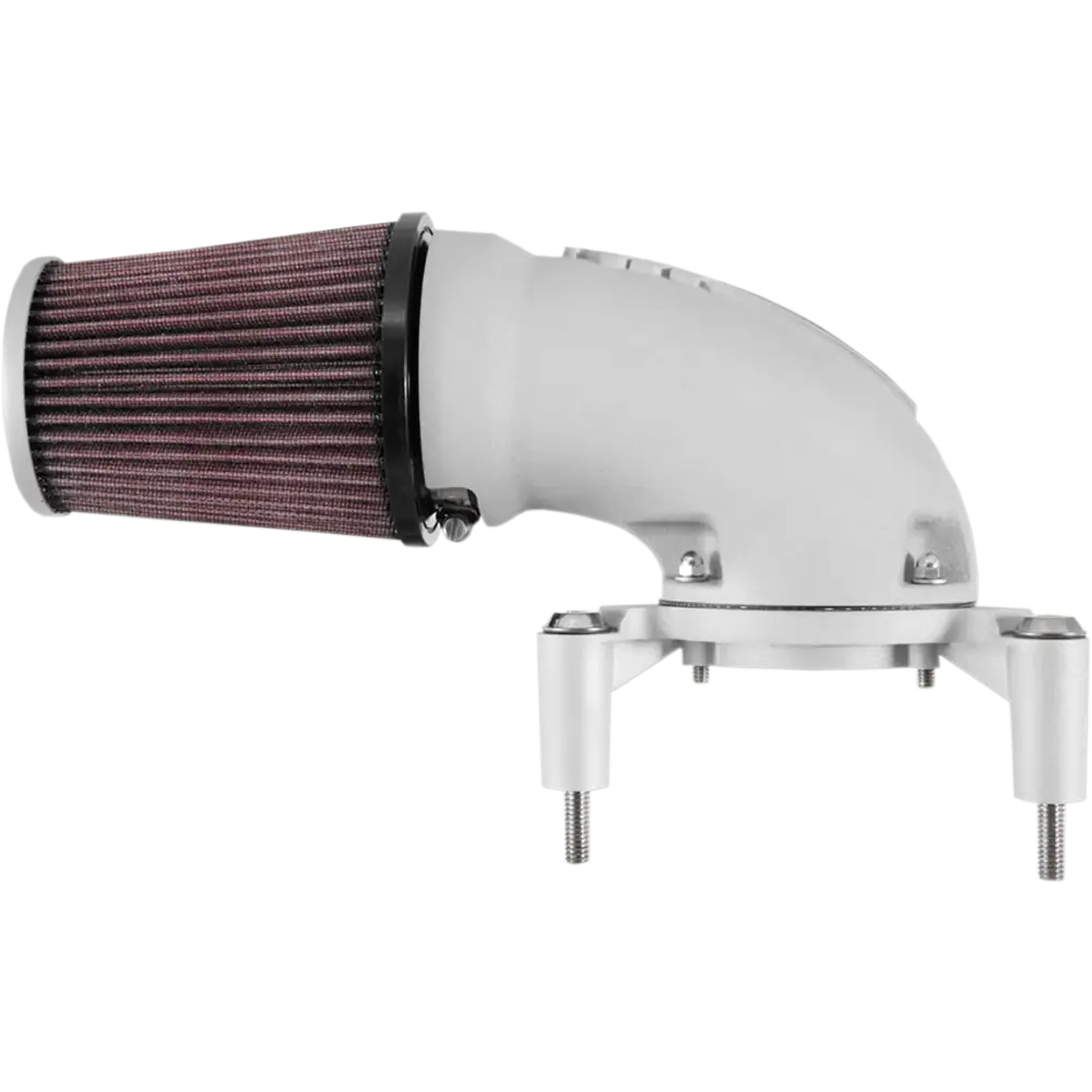K & N Aircharger? Intake System with Cast Aluminum Intake Tube - Satin Silver 57-1137S