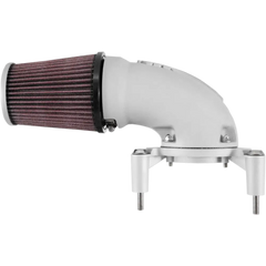 K & N Aircharger? Intake System with Cast Aluminum Intake Tube - Satin Silver 57-1137S
