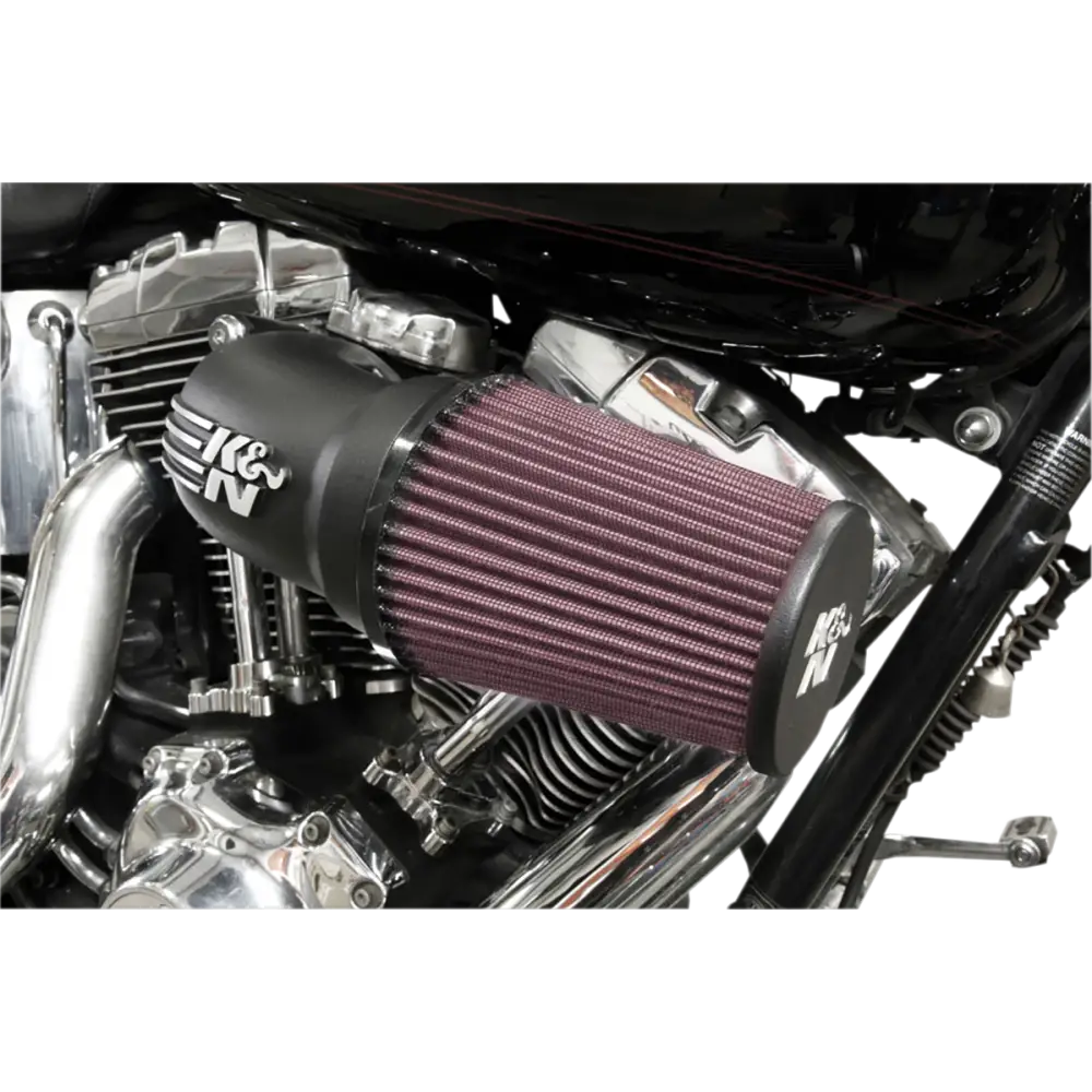 K & N Aircharger? Intake System with Cast Aluminum Intake Tube - Satin Black 57-1137