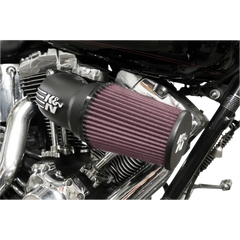 K & N Aircharger? Intake System with Cast Aluminum Intake Tube - Satin Black 57-1137