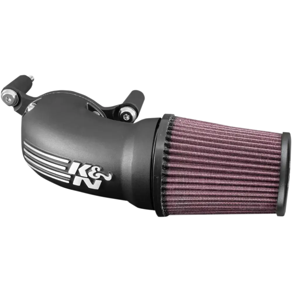 K & N Aircharger? Intake System with Cast Aluminum Intake Tube - Satin Black 57-1134
