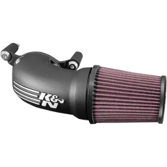 K & N Aircharger? Intake System with Cast Aluminum Intake Tube - Satin Black 57-1134