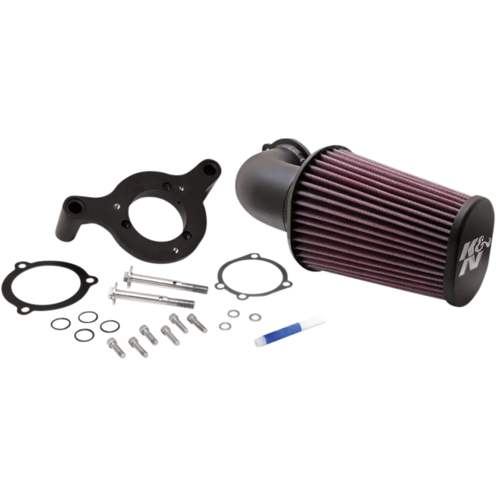 K & N Aircharger? Intake System with Mandrel-Bent Aluminum Intake Tube Kit - Black 57-1125