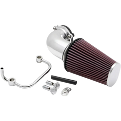 K & N Aircharger? Intake System with Mandrel-Bent Aluminum Intake Tube Kit - Bright Chrome 57-1126P