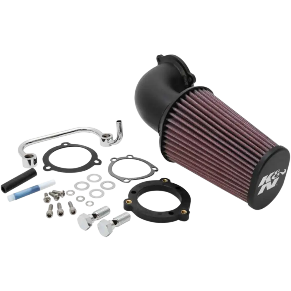 K & N Aircharger? Intake System with Mandrel-Bent Aluminum Intake Tube Kit - Black 57-1126