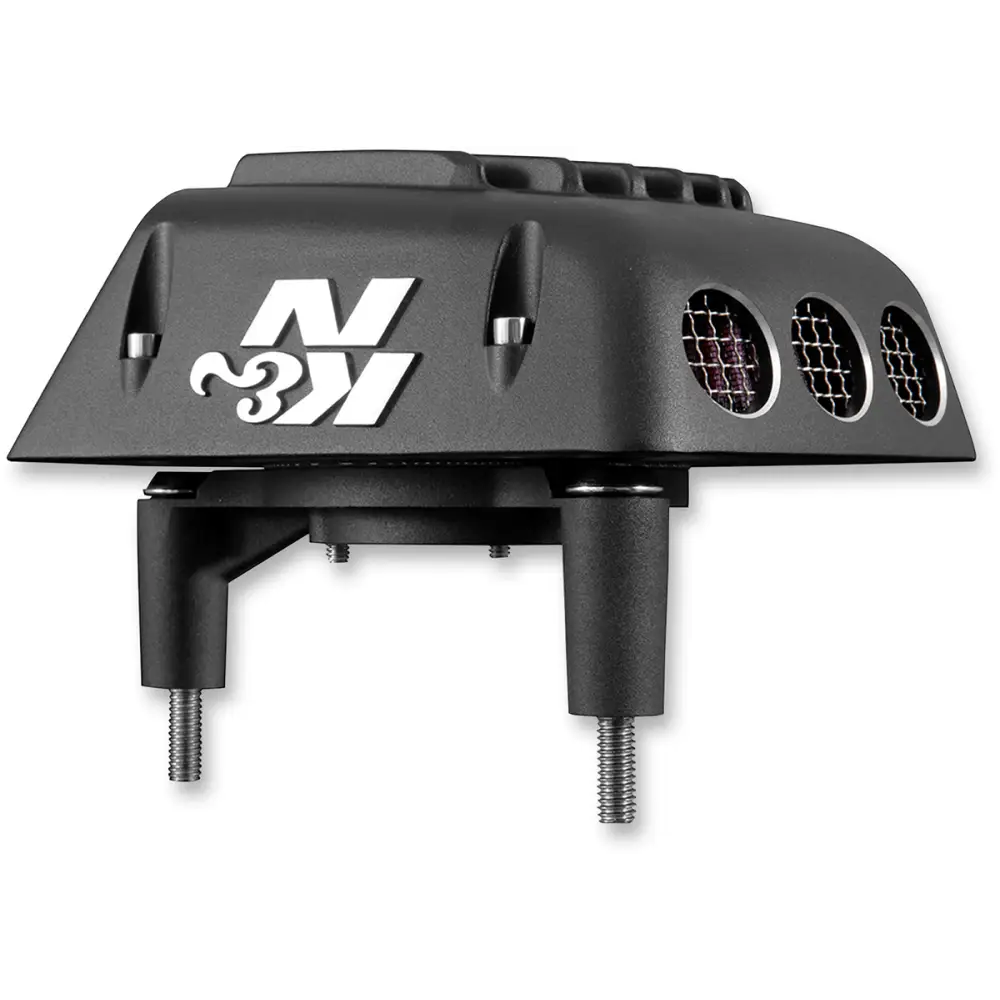 K & N Street Metal Air Intake Kit - Shaker - Black - Twin Cam RK-3950