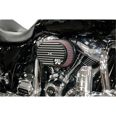 K & N Street Metal Air Intake Kit - Side Drift - Black - Softail/Touring/Trike RK-3952