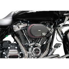 K & N Street Metal Air Intake Kit - Side Drift - Black - Softail/Touring/Trike RK-3952