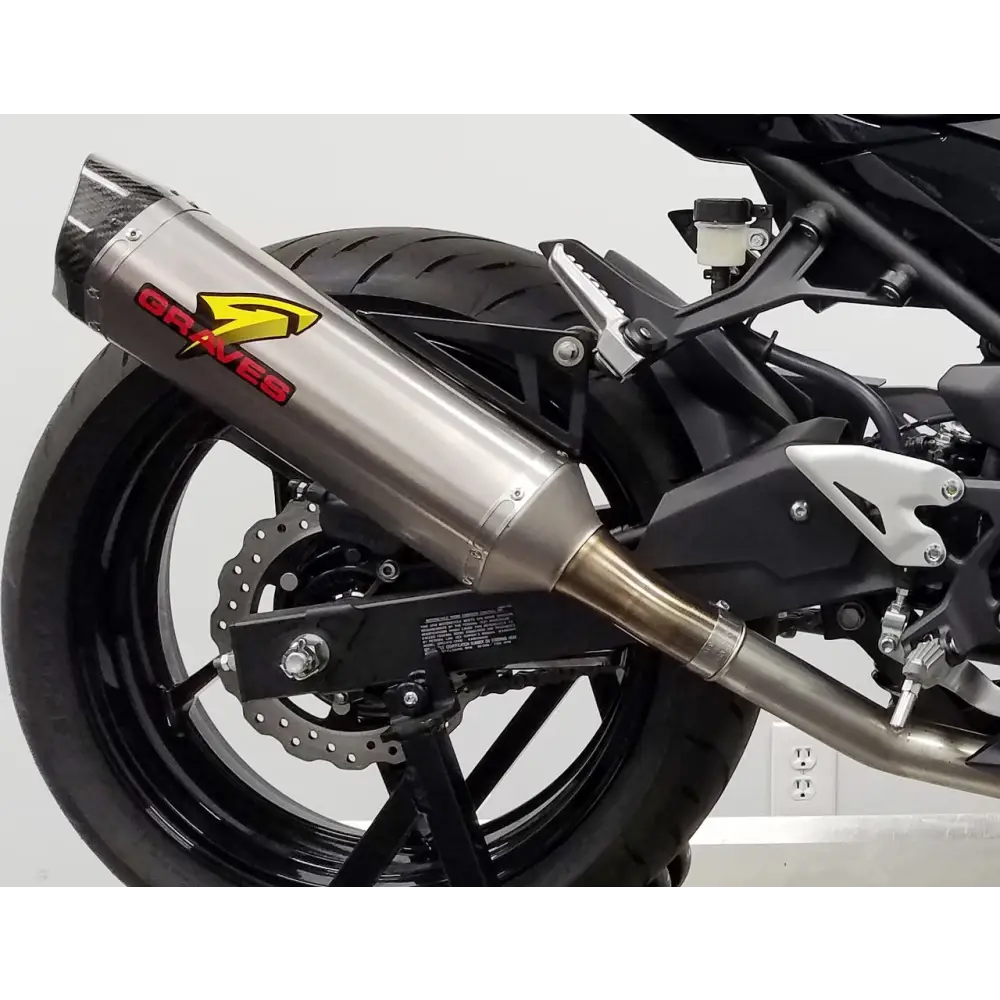 Kawasaki Ninja EX400 Cat Back Slip-on Exhaust Titanium - Parts