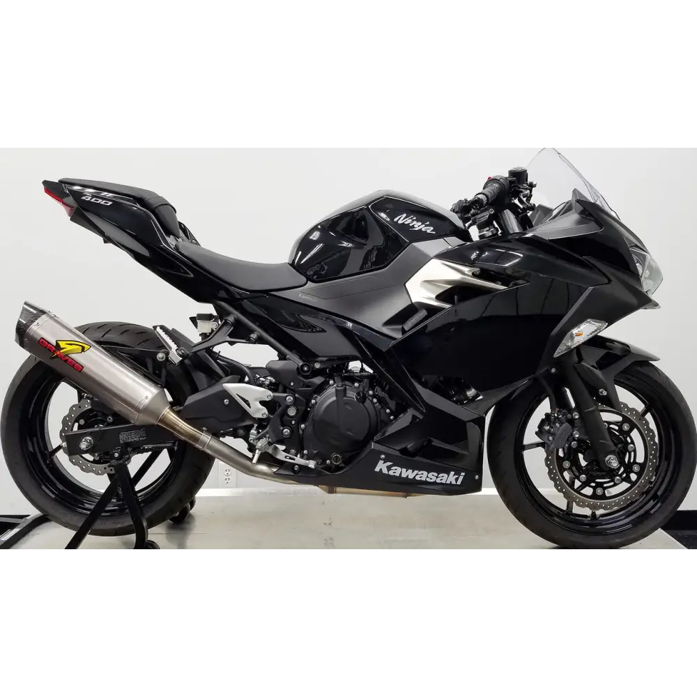 Kawasaki Ninja EX400 Cat Back Slip-on Exhaust Titanium - Parts