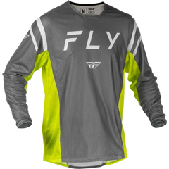 Kinetic Mesh Center Jersey Grey/White/Hi Vis Md