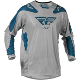 Kinetic Mesh Sym Jersey Grey/Blue Sm