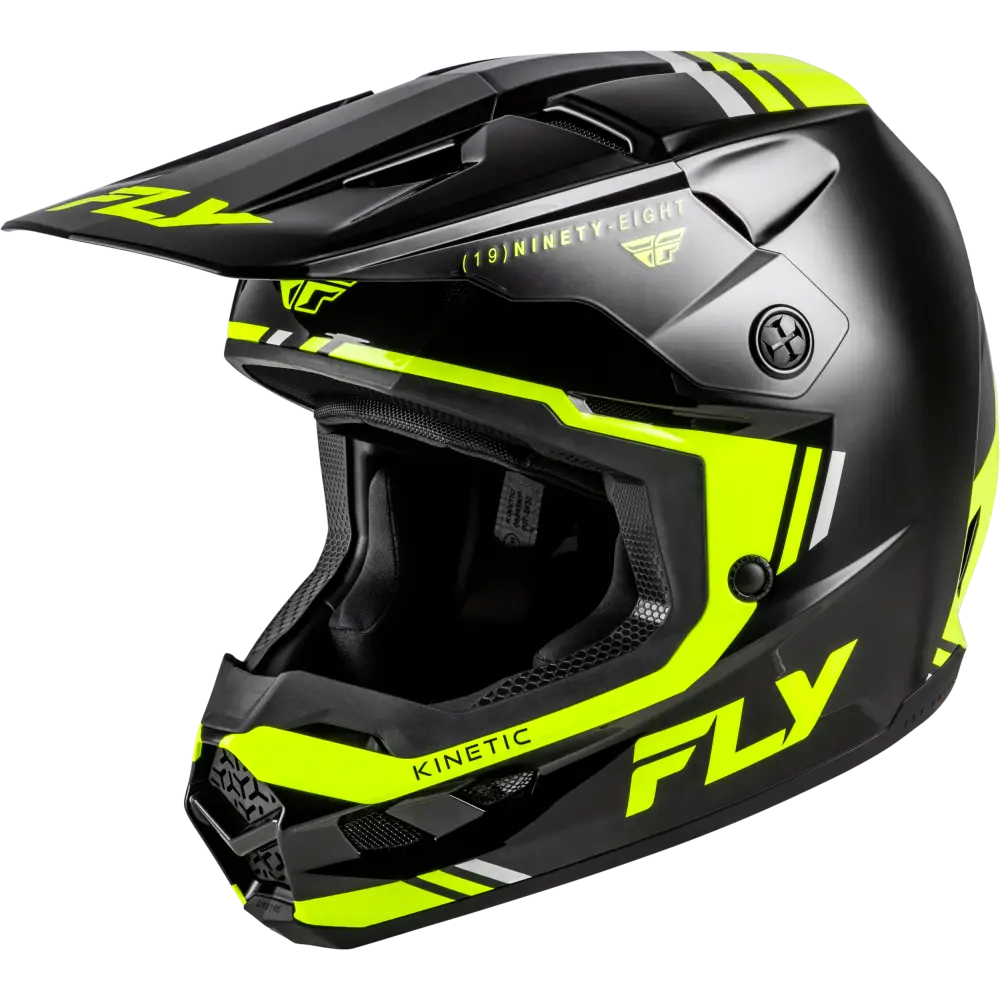 Kinetic Verdict Helmet Black/Hi Vis/Grey Xs