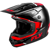 Kinetic Verdict Helmet Black/Red/White Md