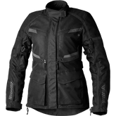 Ladies Maverick Evo Ce Jacket Black/Black Textile Xs