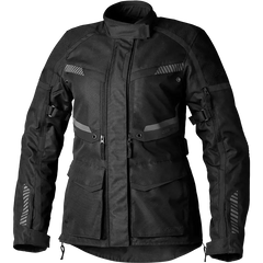 Ladies Maverick Evo Ce Jacket Black/Black Textile Xs