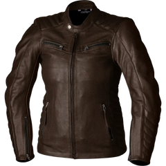 Ladies Roadster Air Ce Jacket Brown Leather Xs