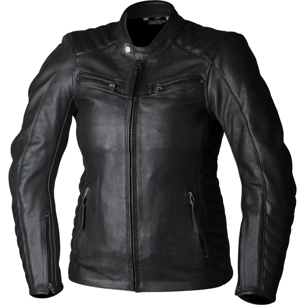 Ladies Roadster Air Ce Jacket Black Leather Xs
