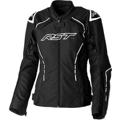 Ladies S1 Ce Jacket Black/White Textile Md