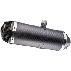 LEOVINCE 54x270mm Carbon Fiber LV One Evo Muffler 9773U - E X Haust Group