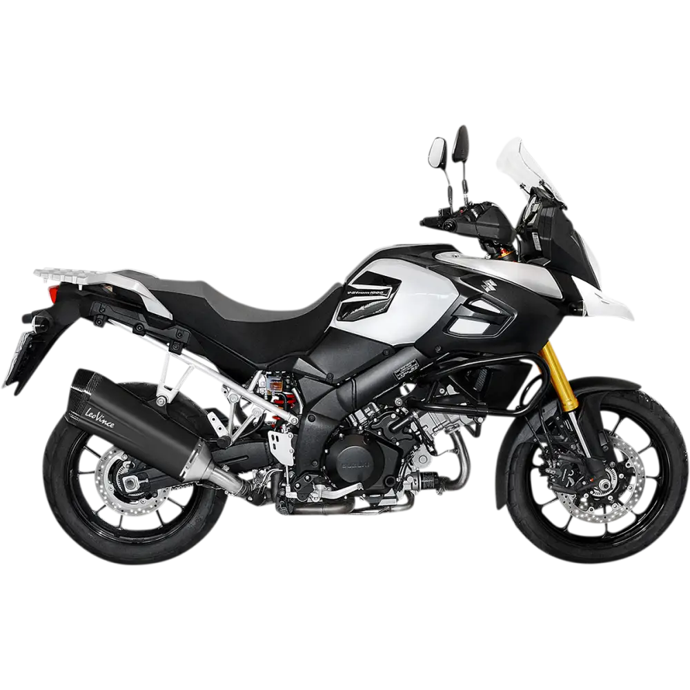 LEOVINCE Black LV-12 Muffler 15304B - E X Haust Group