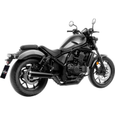 LEOVINCE Classic Slip-On Muffler - Black 15009FBU - E X Haust Group