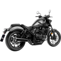 LEOVINCE Classic Slip-On Muffler - Black 15009FBU - E X Haust Group