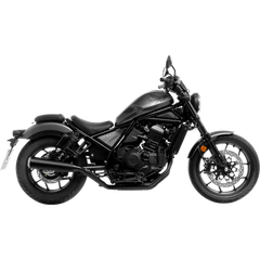 LEOVINCE Classic Slip-On Muffler - Black 15009FBU - E X Haust Group