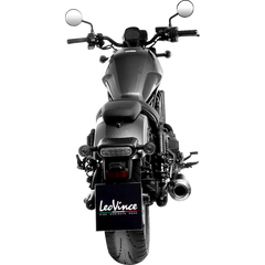 LEOVINCE Classic Slip-On Muffler - Black 15009FBU - E X Haust Group