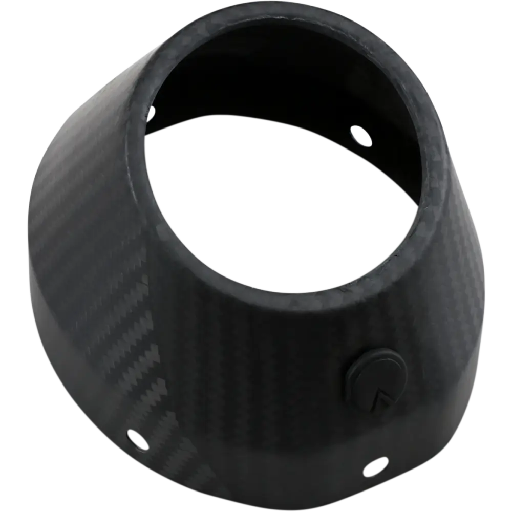 LEOVINCE End Cap - Carbon Fiber - Vertical - Factory 306965701R - E X Haust Group