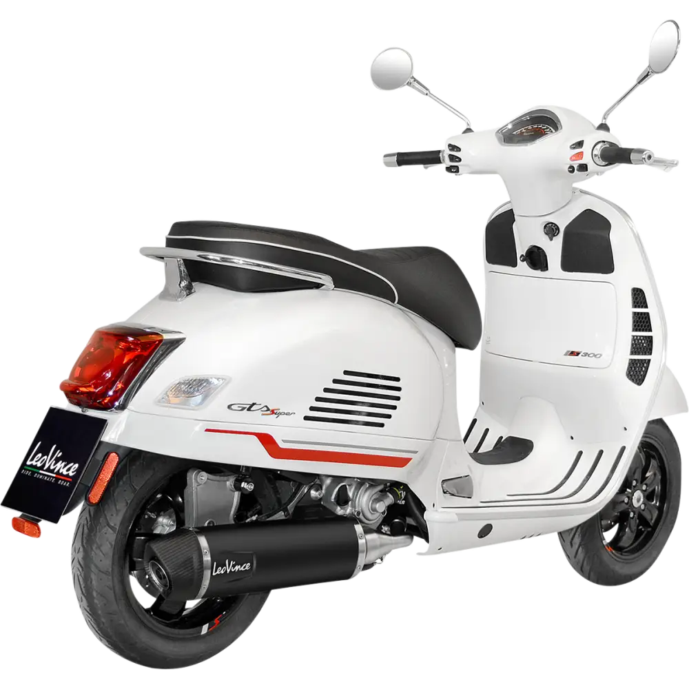 LEOVINCE Exhaust - Vespa GTS 300 - Black 14071 - E X Haust Group