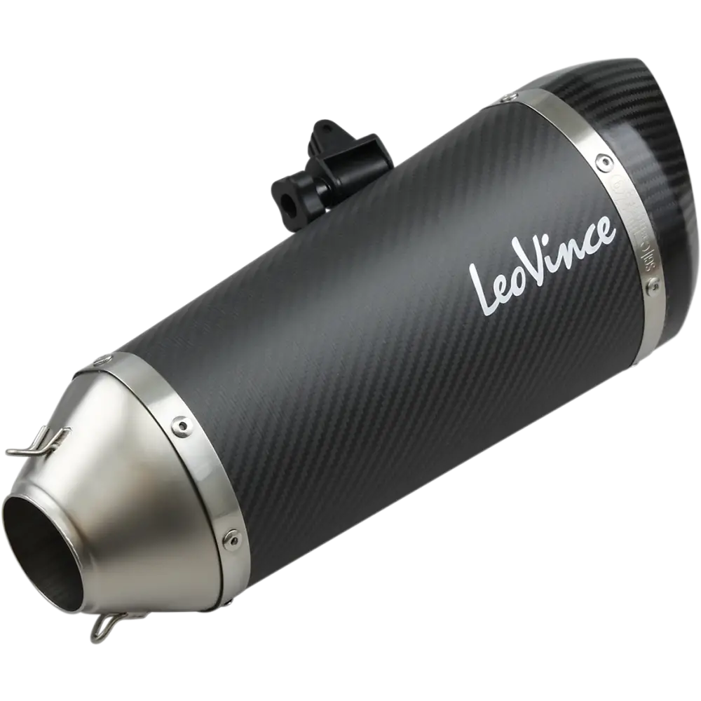 LEOVINCE Factory S Carbon Fiber Muffler - Left 308420482R - E X Haust Group