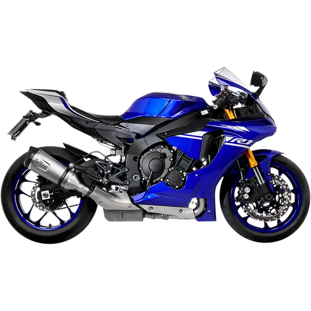 LEOVINCE Factory S TI Slip-On Muffler - Titanium 14243ST - E X Haust Group