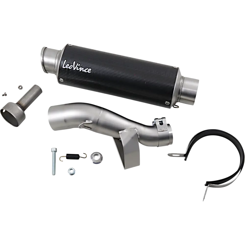 LEOVINCE GP Corsa Slip-On Muffler 3395U - E X Haust Group