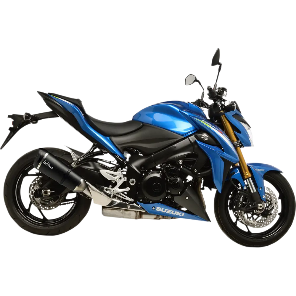 LEOVINCE GSX-S1000 Carbon Fiber Factory S Muffler 14127S - E X Haust Group