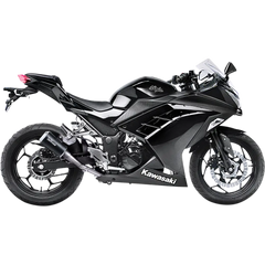 LEOVINCE LV-10 Black Edition Muffler - Ninja 300 15205BU - E X Haust Group