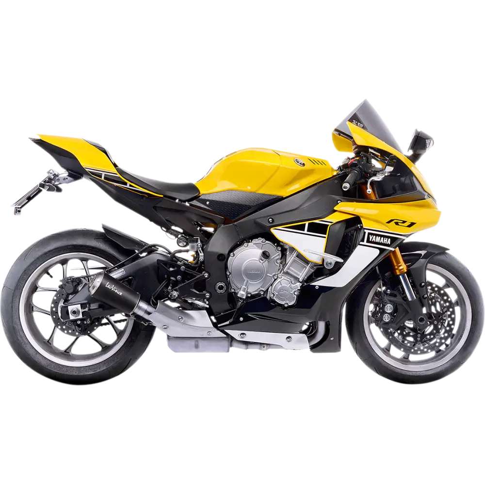 LEOVINCE LV-10 Muffler - Black 15201BU - E X Haust Group