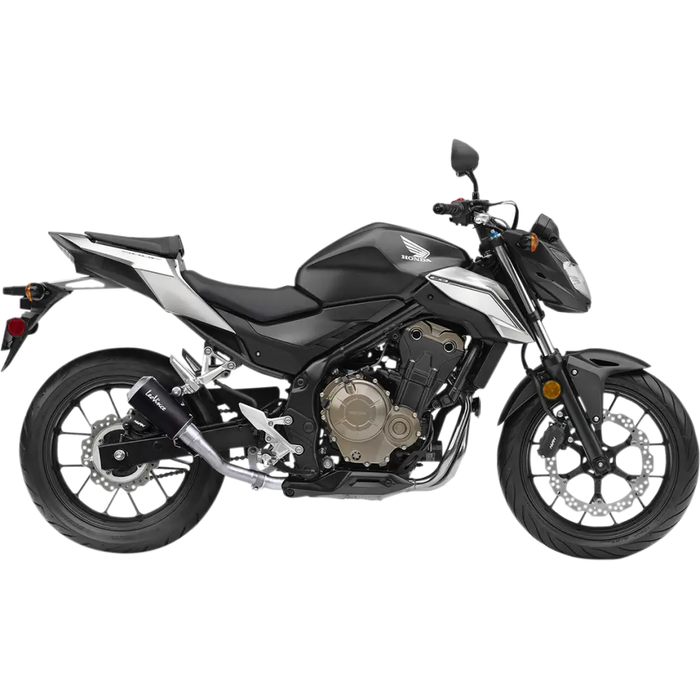 LEOVINCE LV-10 Muffler - Black 15208BU - E X Haust Group