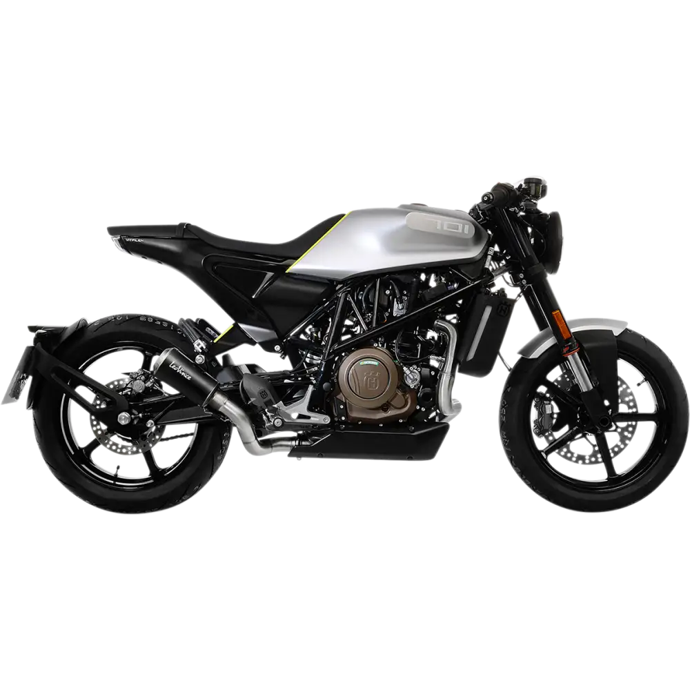 LEOVINCE LV-10 Muffler - Black 15220BU - E X Haust Group