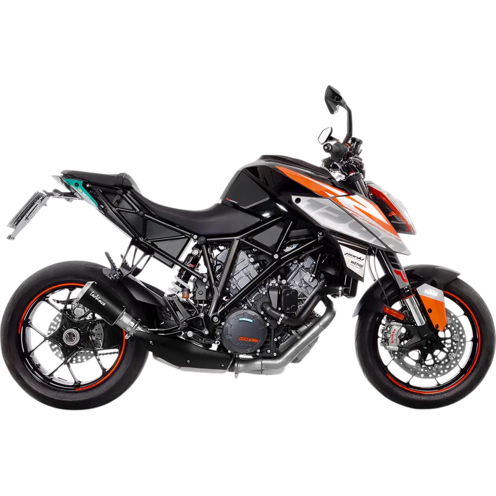 LEOVINCE LV-10 Muffler - Black 15229BU - E X Haust Group