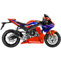 LEOVINCE LV-10 Muffler - Black - Stainless Steel 15244B