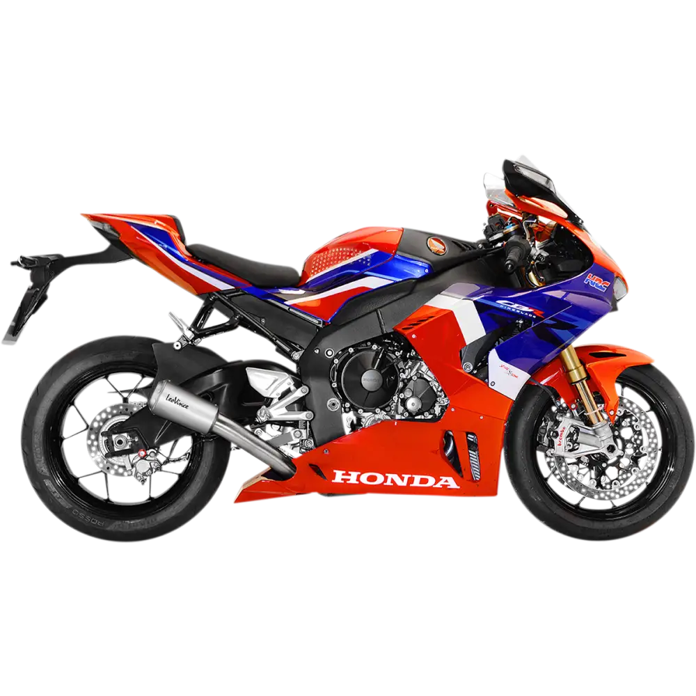 LEOVINCE LV-10 Muffler - Stainless Steel 15244 - E X Haust Group