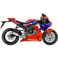 LEOVINCE LV-10 Muffler - Stainless Steel 15244 - E X Haust Group